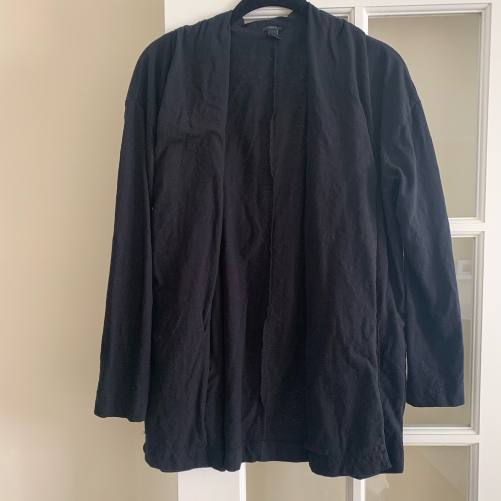 Black Cardigan - 57% Cotton / Polyester